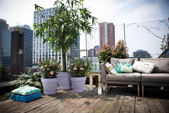 loft urban rond 30cm lavande lilas